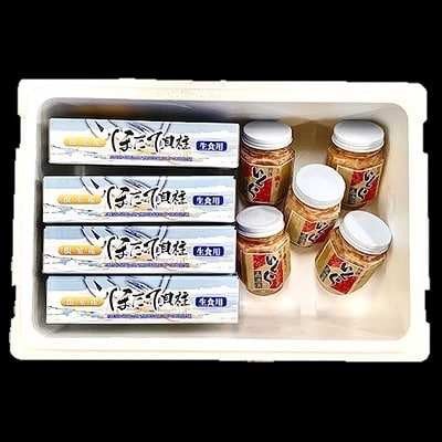 【12/31決済分まで1月配送】★いくら醤油漬け1kg・お刺身ほたて2kg E-01014