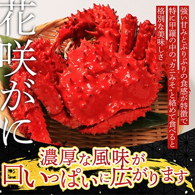 【12/31決済分まで1月配送】花咲がに4尾、毛がに4尾セット D-54006