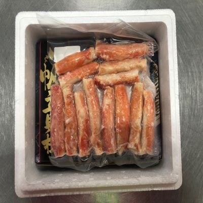 【12/31決済分まで1月配送】★ほたて貝柱1kg、たらば蟹むき身棒肉230g C-27005