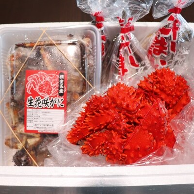 【12/31決済分まで1月配送】【北海道根室産】花咲かに・一夜干しこまい詰め合わせ A-36015