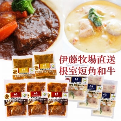 【12/31決済分まで1月配送】3種のシチュー・カレーセット(計8P) C-13005