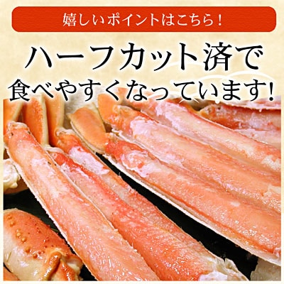 【12/31決済分まで1月配送】ボイルずわいがに800g(カット済) B-56023