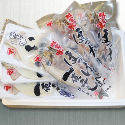 【12/31決済分まで1月配送】無添加ほっけ・いか一夜干し各5枚 B-32015