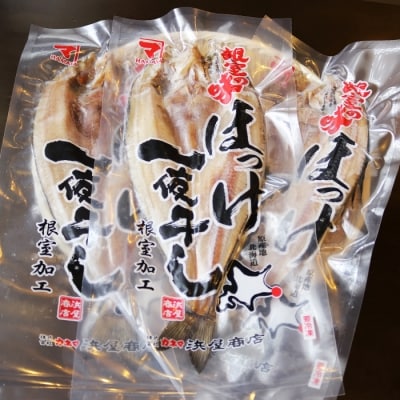 【12/31決済分まで1月配送】干物セット3種(ほっけ・いか・こまい) B-32016