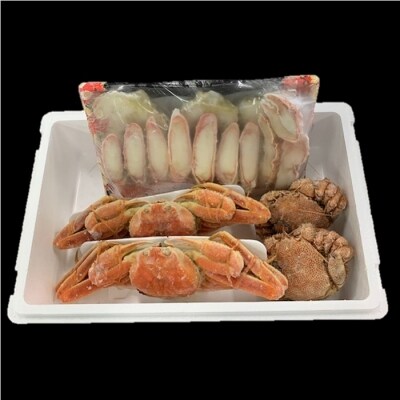 【12/31決済分まで1月配送】かに詰合せ(毛がに・ずわいがに・たらばがに) E-01004