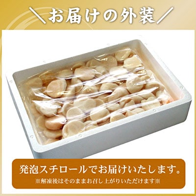 【12/31決済分まで1月配送】＼漁業者応援品/お刺身用ほたて貝柱1.4kg C-56033