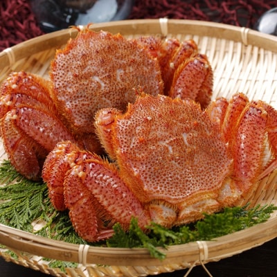 【12/31決済分まで1月配送】【北海道根室産】浜ゆで毛がに600～700g×2尾 D-05003