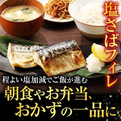 【12/31決済分まで1月配送】お刺身トラウトサーモン1kg、塩さばフィレ15P B-09054