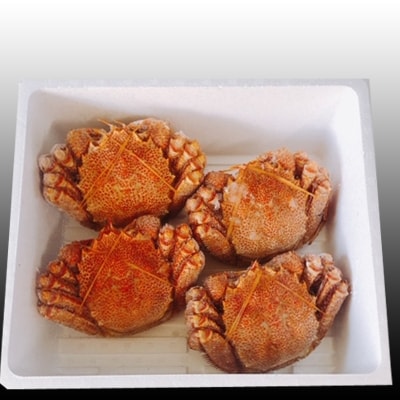 【12/31決済分まで1月配送】毛かに400g前後～550g前後×4尾 D-36038