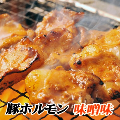 【12/31決済分まで1月配送】味付け豚ホルモン(味噌味)300g×4P A-76024