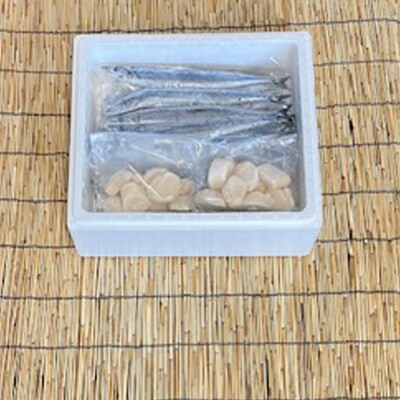 【12/31決済分まで1月配送】冷凍さんま5尾×5P、ほたて貝柱200g×2P C-76030