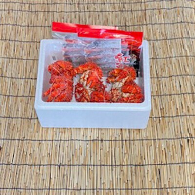 【12/31決済分まで1月配送】花咲かに300～400g前後×3尾・紅鮭5切×2P B-76031