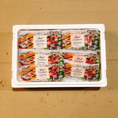 【12/31決済分まで1月配送】サーモン4～8P&塩さばフィレ1枚×20P C-09043