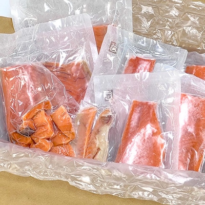 【12/31決済分まで1月配送】無添加サーモン詰め合わせ B-25026