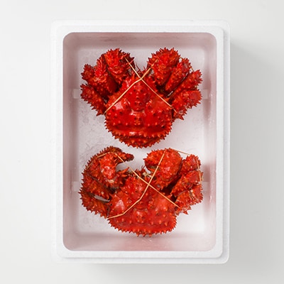 【12/31決済分まで1月配送】【北海道根室産】ボイル花咲がに2～3尾(約1kg) A-42084