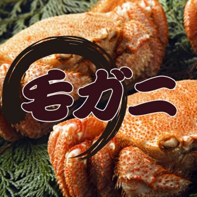 【12/31決済分まで1月配送】毛かに400g前後～550g前後×6尾 E-30007