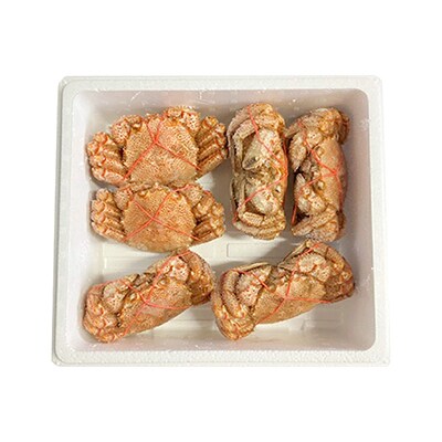 【12/31決済分まで1月配送】毛かに400g前後～550g前後×6尾 E-70007