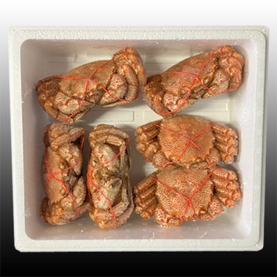 【12/31決済分まで1月配送】毛かに400g前後～550g前後×6尾 E-76004