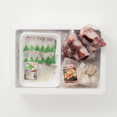 【12/31決済分まで1月配送】★たこ足、たこしゃぶ、たこ唐揚げセット B-19002