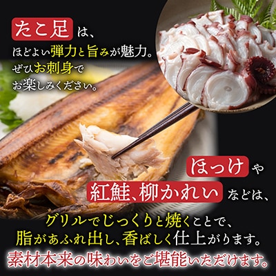 【12/31決済分まで1月配送】海鮮セットA(さんま2種・タコ・干物4種・紅鮭) C-36011