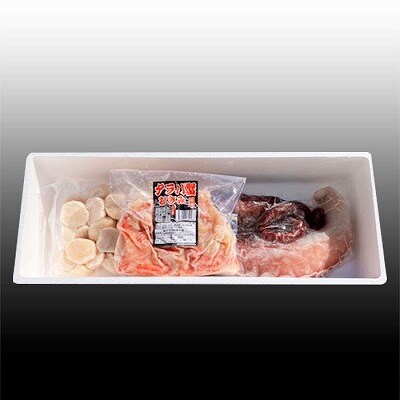 【12/31決済分まで1月配送】ほたて貝柱・たこ足・タラバガニむき身セット C-36082