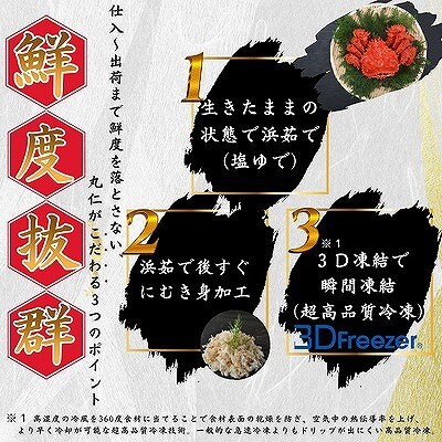 【12/31決済分まで1月配送】花咲ガニむき身【桐箱入り】フレーク80g×2段×2 A-50028