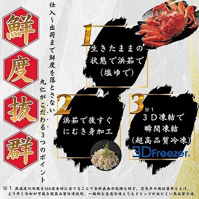 【12/31決済分まで1月配送】タラバガニむき身フレーク80g×2段×4 B-50011