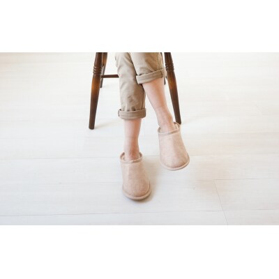 メリノン「スリッパ」Lサイズ/グレー