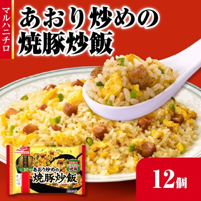 マルハニチロ 冷凍食品 あおり炒めの焼豚炒飯 12個入 045-004