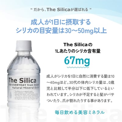 The Silica シリカ天然水 500ml 24本×1箱(計24本)