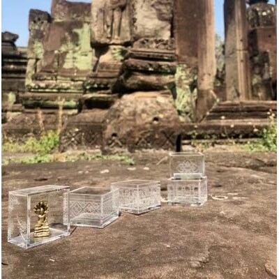 【TOMONARI】アクリル升 mas/mas 0.3合　5個セット【世田谷みやげ】