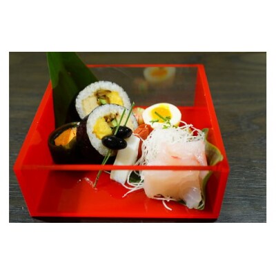 【TOMONARI】アクリル升 mas/mas OJU(お重)セット【世田谷みやげ】