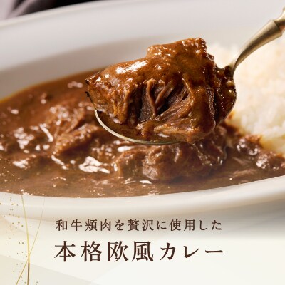 【DEGUSTATION】フレンチレストランが作る「和牛頬肉カレー」4点セット