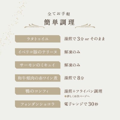 【DEGUSTATION】本格フランス料理のフルコースセット(前菜3種+メイン2種+デザート)