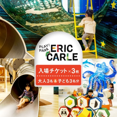 PLAY! PARK ERIC CARLE 入場チケット 3枚(大人3名・子ども3名 計6名様分)