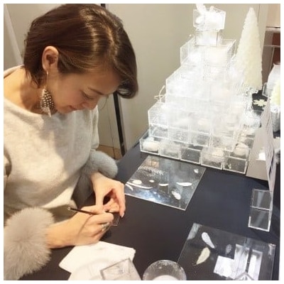 【TOMONARI】アクリル升 mas/mas(マスマス)0.3合　5個セット　LOTUS　蓮