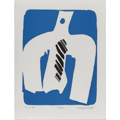 村井正誠【版画作品(エディションナンバー付)額装】とり Bird