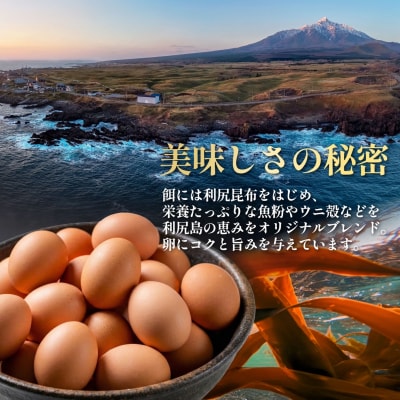 【2026年先行受付】利尻島大自然養鶏卵「島魂」6個入り×3パック(計18個) [1100006]