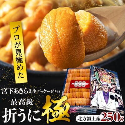 ≪プロ厳選≫最高級折うに(極)宮下あきら先生パッケージVer計250g_H0014-012