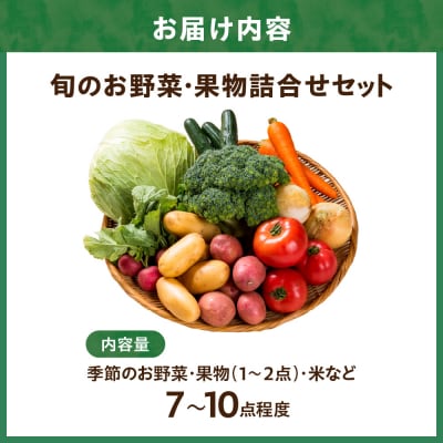 道の駅むなかた旬のお野菜・果物詰合せセット【道の駅むなかた】_HA1381