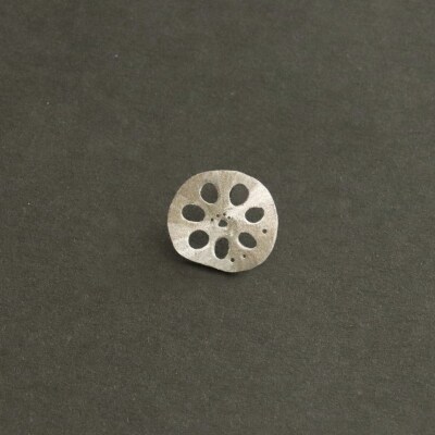 レンコン-パッド　ピンブローチ(銀) 【kt059-003-2】