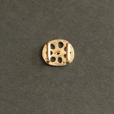 レンコン-パッド帯留め(金) 【kt059-004-1】