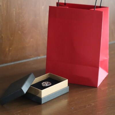 レンコン-パッド帯留め(銀) 【kt059-004-2】