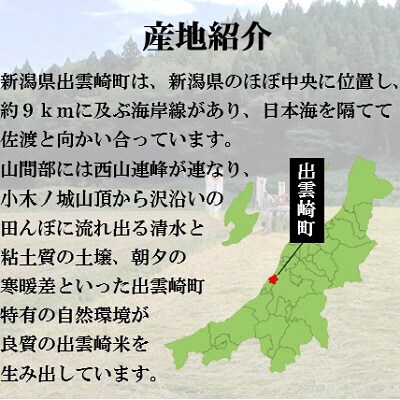 【毎月定期便】【新潟県出雲崎産コシヒカリ】ブランド米「出雲崎の輝き」5kg 全6回