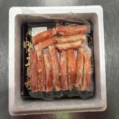【北海道根室産】ほたて貝柱1kg、たらば蟹むき身棒肉230g C-27005