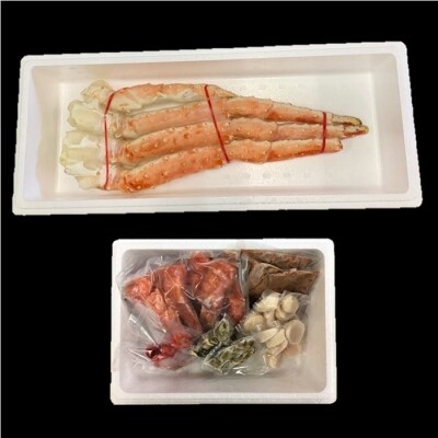 秋鮭ちゃんちゃん鍋とたらばがに脚セット F-01003