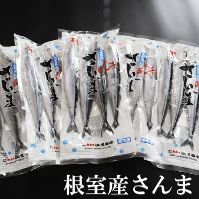 【北海道根室産】冷凍生さんま20尾(4尾×5P) A-32024