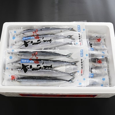 【北海道根室産】冷凍生さんま40尾(4尾×10P) B-32021
