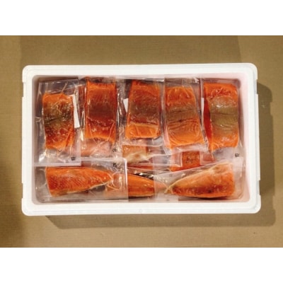 スモークサーモン3kg&サーモンハラミ燻製焼き2kg D-09026