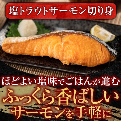 塩トラウトサーモン切り身1切真空×32P A-09055